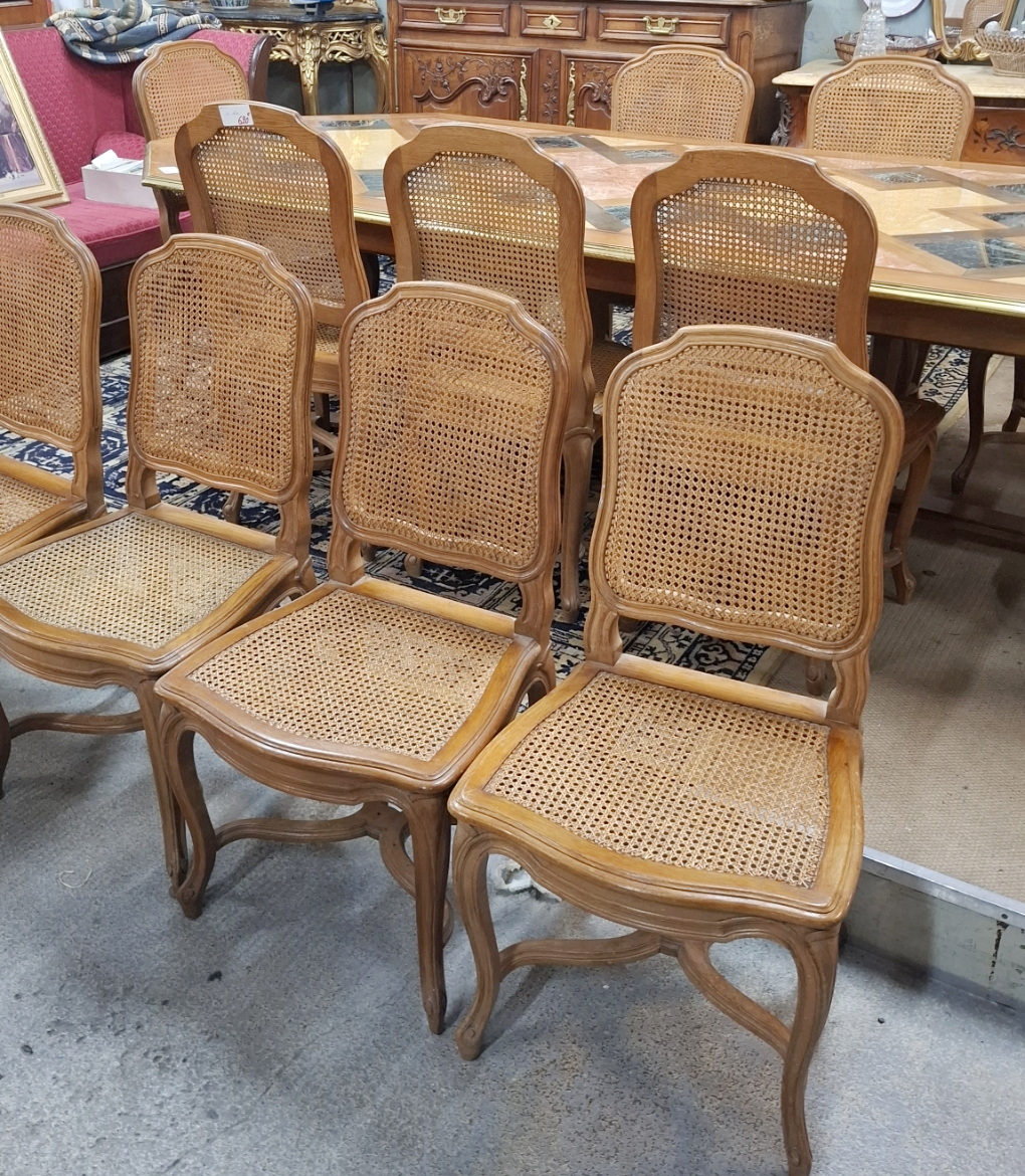 A set of 12 Louis XV Dining Chairs